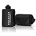 Hee-Star Polsini Palestra - Polsiere Palestra Ideali per Bodybuilding - Powerlifting - Crossfit - Calisthenics - Fascette Polsi per Sollevamento Pesi - Fasce Polsi Palestra (Nero)