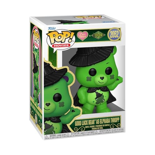 Funko POP! Movies: Wicked x Care Bears - Good luck Bear with Elphaba - Figura in vinile da collezione - Idea regalo - Prodotto ufficiale - Giocattoli per bambini e adulti