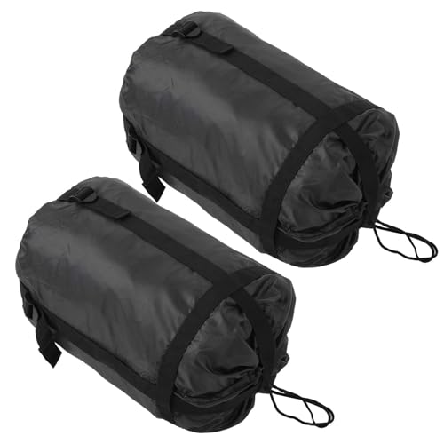 Cyrank Compression Stuff Sack,2Pcs Compression Sack for Sleeping Bag,Nylon Sleeping Bag Stuff Sack,Camping Hiking Backpacking Bag for Travel