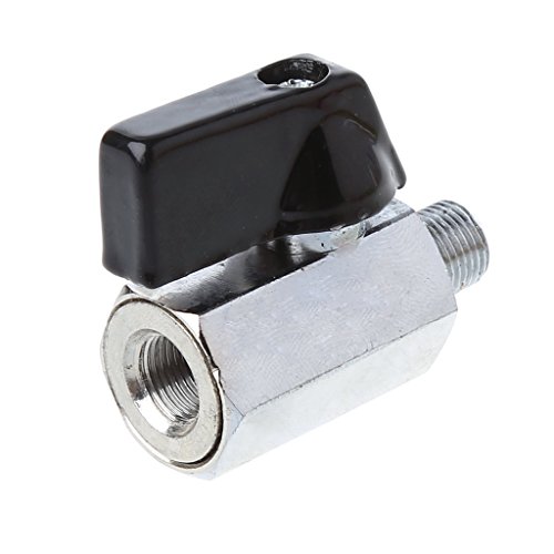 Manguera de latón para compresor de aire de rosca macho a hembra de 1/8 pulgadas, conector de fontanería neumática, dispositivo de bloqueo de manguera de lavado a presión, dispositivo de bloqueo de