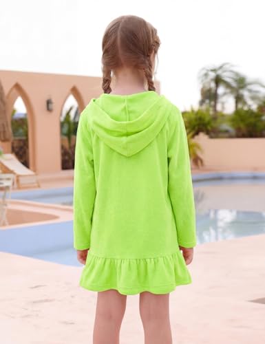 Image of Girls Swimsuits 3 Piece Bikini Bathing Suit Sets Cover-up Swimwear with Drawstring UPF 50+ Sun Protection