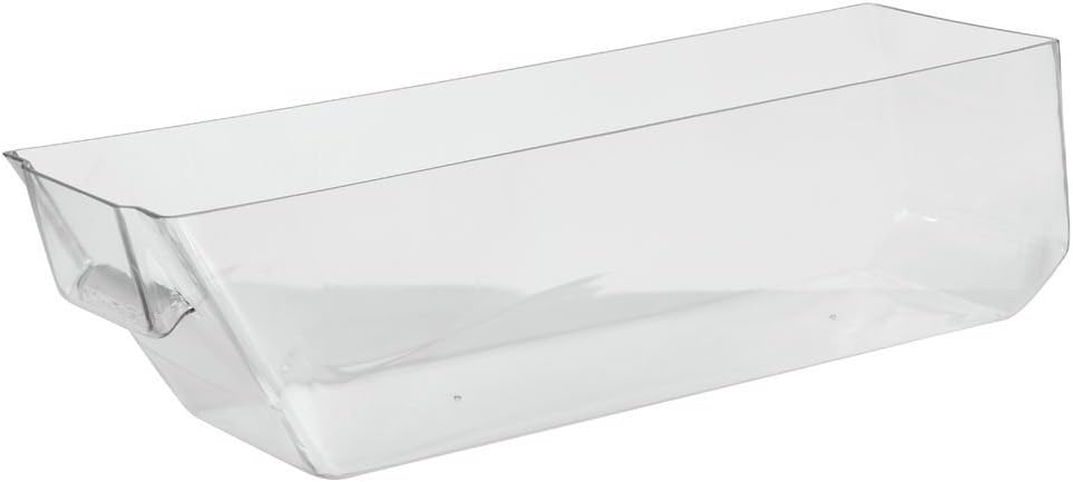 Bulk Food Bin with Angled Front Clear PETG Plastic- 27.5"L x 6"W x 7.4"H