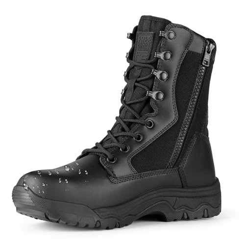 Image of FREE SOLDIER Women's Tactical Boots 8 Inches Lightweight Combat Boot Durable Military Work Outdoors Boots Desert Boot for Women