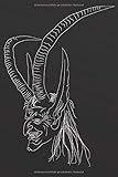 perchten krampusfell  Percht: Notizbuch Perchtenmaske  ca. DIN A4  100 Seiten  liniert  Soft Cover  lustig funny  Perfekt als Zeichenbuch, Skizzenbuch, Tagebuch