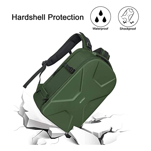 Image of MOSISO Camera Backpack, Photography Camera Bag 15-16 inch Waterproof Hardshell Case with Tripod Holder&Laptop Compartment