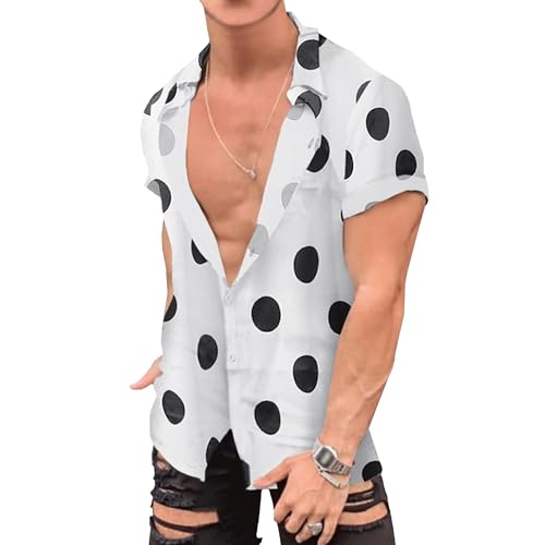 Chemise bouton en bas style Aloha résolvant le problème de chaleur lors des vacances d'été