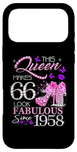 This Queen Makes 66 Look Fabulous Since 1958 66th Birthday X}zP[X iPhone 17 Pro Max p
