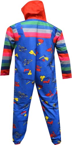 Bioworld Merchandising Mens Chucky Child's Play Adult Union Suit Pajama2
