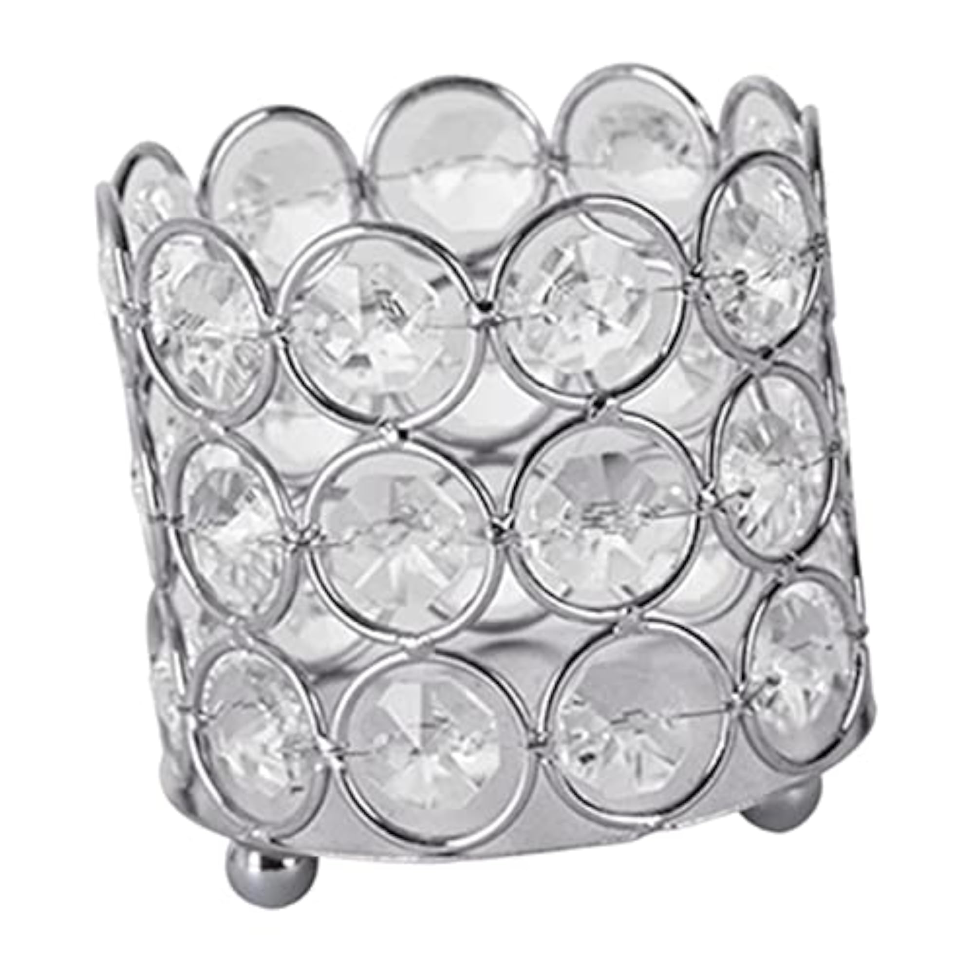 Crystal Makeup Brush Holder & Candle Holder, Home Decor