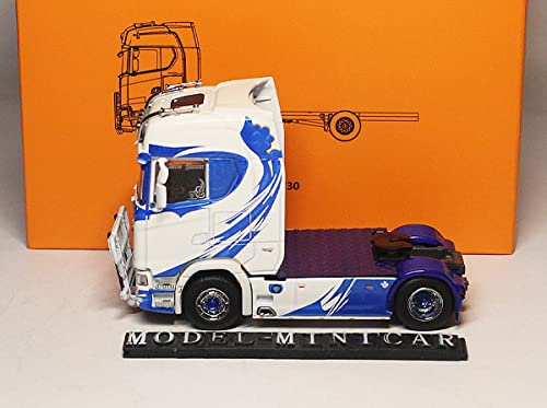 GCD 1/64 Scania S730 ホワイト新品 GCD Scania S730 Enclosed Double Deck Gull Wing Tow Truck 1