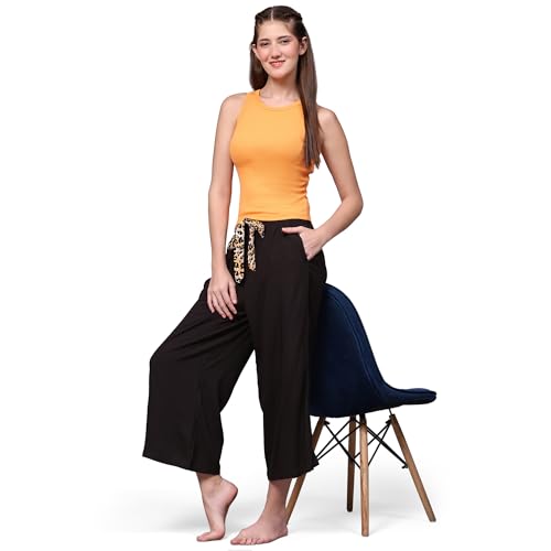 Image of B STORIES Women's Pyjama Pants - Relaxed Fit Nightwear Bottoms | Soft Pyjamas with Pockets | Breathable & Comfortable Sleepwear for Women (S-2XL)