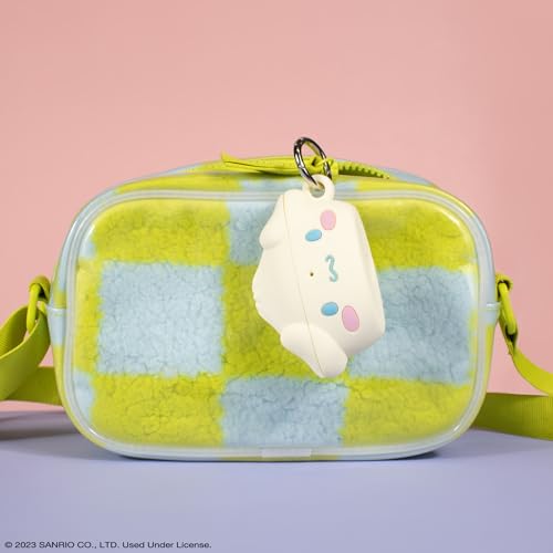 Image of iFace x Hello Kitty and Friends Case [ Compatible with AirPods Pro 2 ][Steamed Bun Series] Silicone Protective Cover [Carabiner Clip Included] [Wireless Charging Compatible] - Cinnamoroll