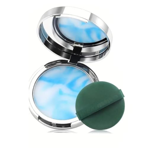 HAMKU Polvos faciales, polvos compactos, polvos en gel, efecto natural, ligeros y transpirables, polvos mate de larga duración.