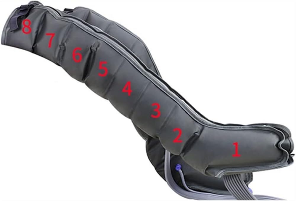 Macchina for massaggiatore a compressione d'aria, rilassa la circolazione sanguigna, massaggiatore for compressione d'aria for le gambe for il corpo 3 modalità Funzione di temporizzazione Riabilitazio