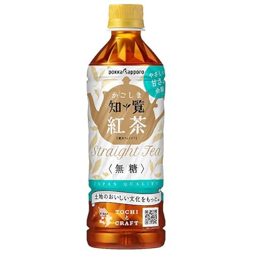 POKKA SAPPORO かごしま知覧紅茶 無糖 500mlペットボトル