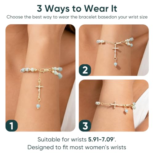Virgin Mary Cross Bracelet Gifts  - image 3