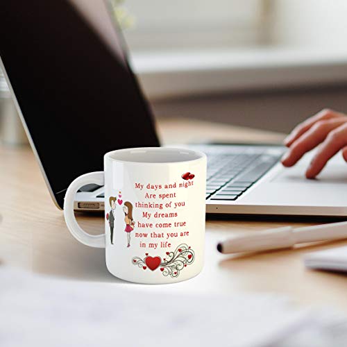 iKraft® Love and Romance Quotes Printed Coffee Mug- Couple Printed Mug- Gift for Lover, Girlfriend, Boyfriend, Wife, Husband 3