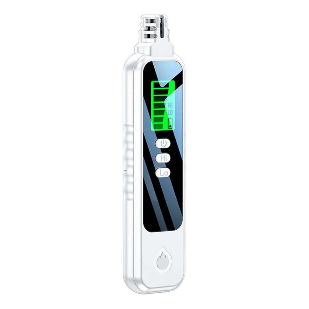 Littimoon Gas Leak Detector Portable Nature Gas Detectors Methane Hexane Propane Sniffer for Home/Outdoor White Contains Battery