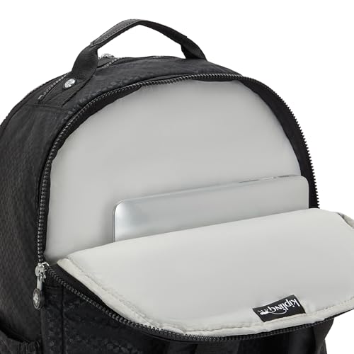 Image of Kipling Women's Seoul Extra Large 17 inch Laptop Backpack, Durable, Roomy with Padded Shoulder Straps, Built-In Protective Sleeve