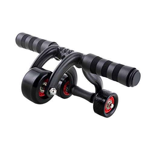 BESPORTBLE - Rolo de exercícios abdominais para treino de abdômen, roda, equipamento de ginástica pa