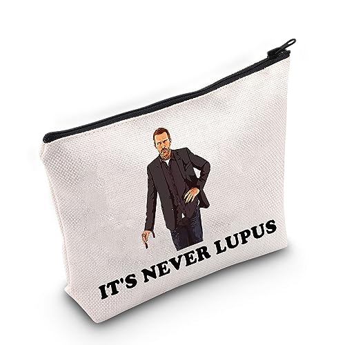 WZMPA Doctor Gregory Cosmetic Bag Gregory Fans Gift It's Never Lupus Zipper Pouch Bag for TV Series Fans It's Never Lupus, Fit