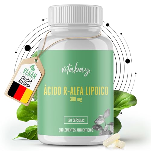 Vitabay Ácido Alfa Lipoico 300mg 120 Cápsulas Veganas