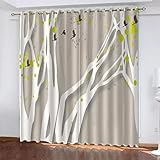 🌟【Taille du rideau】 : 1 ensemble de rideaux, dont 2 pièces. Dimensions du rideau 182(L)x214(H) cm ; panneau simple 91(L)x214(H) cm. La longueur est mesurée à partir du haut de l'œillet. Pour une bonne ampleur, les panneaux doivent mesurer 1,5 à 2,6 fois la largeur de la tringle à rideau.