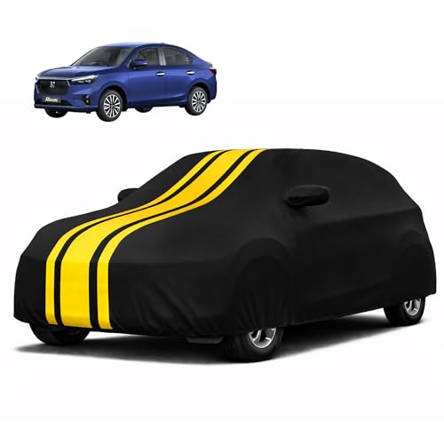 Image of Autofy Car Cover Waterproof CARIZMA for Honda Amaze (New) [Year 2018 Onwards] - Amaze (New) Car Cover Dust & UV Protection Amaze (New) Car Body Cover with Mirror Pocket Soft Cotton Lining