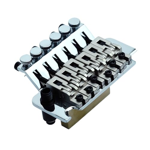 Trémolo double verrouillage base laiton et sillet chrome noir R2 42mm