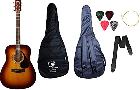 Yamaha F280 Acoustic Guitar Dreadnought With Sponge Bag Belt and Plectrums.