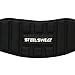 Steel Sweat Weight Lifting Belt - Nylon 6-inch Firm & Comfortable Back Support, Best for Workouts at The Gym, Weightlifting or Crossfit. Easily Adjustable Viper Medium