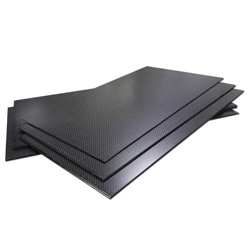 1pcs 0.5-6MM 125X75 mm 3K Plain Matte Glossy Carbon Plate Panel Sheets High Composite Hardness Material Anti-UV Carbon Fiber Board 3k Carbon Fiber(4.0mm Plain Glossy)