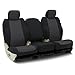 Coverking Custom Fit Seat Cover Designed for Select Subaru Models: 1 Row, Neoprene Fabric, Charcoal with Black Sides