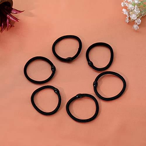 Pack of 6 Elastic Cotton Stretchable Hair Rubber Bands