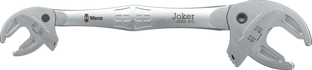 6006 Joker S/L Self-Setting Double Open-end Spanner, 10; 11; 12; 13 x 7/16; 1/2" x 16; 17; 18; 19 x 5/8; 11/16; 3/4" x 208.6 mm