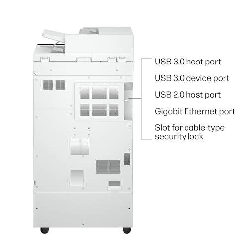 hp color laserjet enterprise 8801dn multifunction printer scanner copier duplex best for office 9s184a