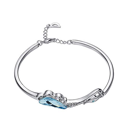 TENER Pulsera Zapatos de Cristal Pulsera Mujer Adornada con Cristales de Swarovski...