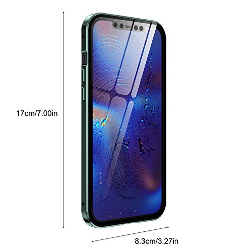 Fewear For 12 Max 6.7In Clear Case Dual Layer Rugged Clear Bumper Case Built-In 9H Screen Protector 360 Degree Protection Shockproof Drop Protection Phone Case #TOP2
