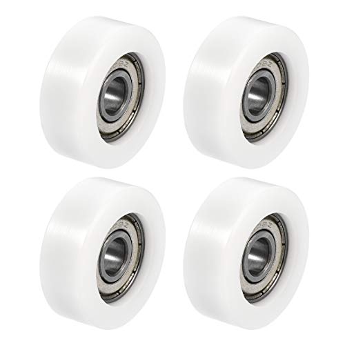 uxcell 608ZZ Ball Bearing Pulley Roller (4pcs)