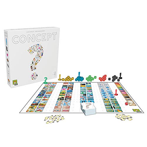 Repos Production | Concept | Juego de Mesa para Familias y Jovenes | Adivina en Grupo | A Partir de 10 Años | De 4 a 12 Jugadores | 40 Minutos por Partida | Español