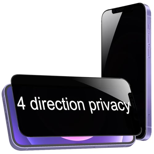 Verre trempé 4 directions anti-peeping iPhone 12 Pro pour protéger votre vie privée