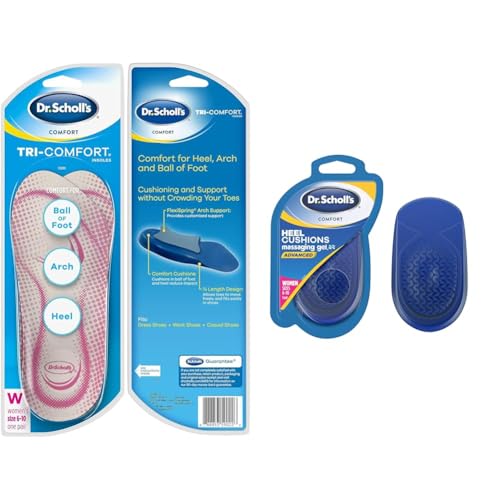 Plantillas para mujer talla 6-11 con amortiguador de talón miniatura 1