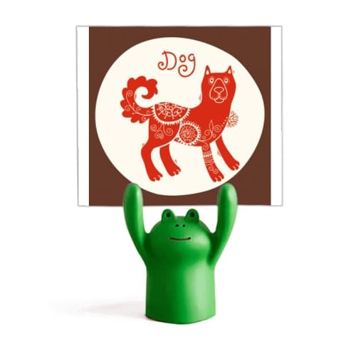 Porte-mémo rouge porte-bonheur zodiaque chinois Year of Dog pour notes