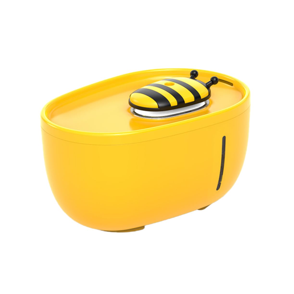 Yardwe Automatic Waterer for Pets Dog Water Dispenser Plastic Honey Bee Shape Large Capacity Easy to Use