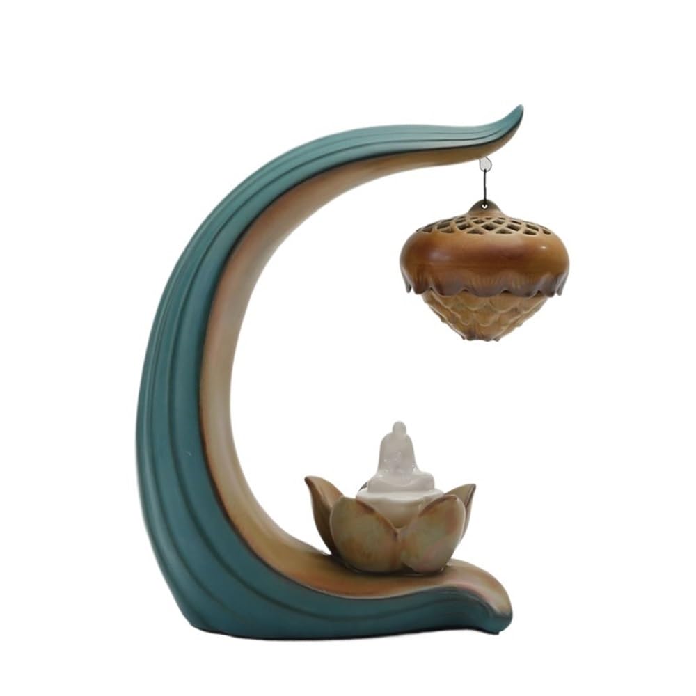 censer Creative Ceramic Backflow Incense Burner Home Indoor Entrance Hall Holder