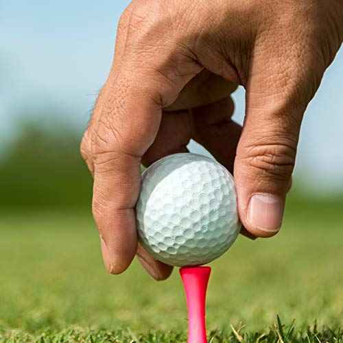 TRIXES 100 Tee da Golf a Forma di Torre Rosa