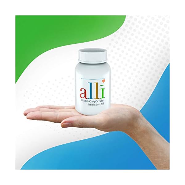 alli Diet Weight Loss Supplement Pills, Orlistat 60mg Capsules Starter Pack, Non prescription weight loss aid, 60 count(Pack of 1)