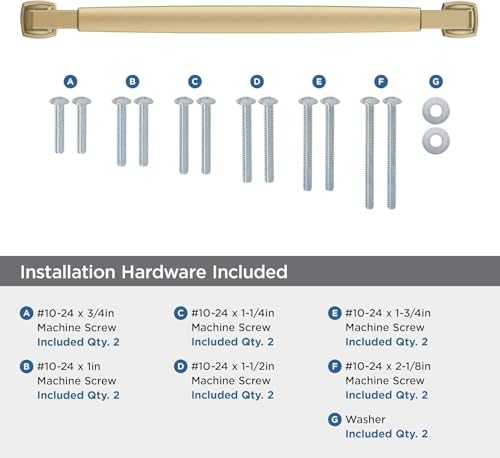 Amerock BP54060CZ | Champagne Bronze Appliance Pull | 12 inch (305mm) Center-to-Center Cabinet Handle | Stature | Furniture Hardware by Amerock - Used condition - Image 3