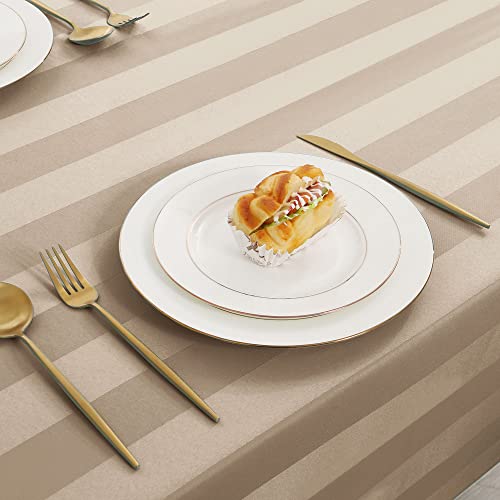 Nappe exterieur impermeable de table rectangulaire jardin 130x260 - 6