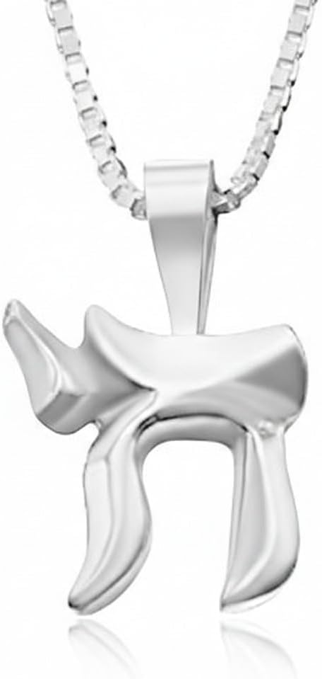 Chai Silver Jewish Hebrew Jewelry